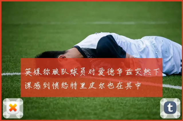 英媒称狼队球员对爱德华兹突然下课感到愤怒特里皮尔也在其中